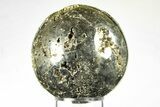 2.4" Polished Pyrite Sphere - Peru - #195544-1